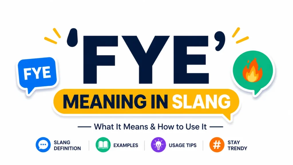 FYE Meaning Slang: Social Media and Everyday Conversations