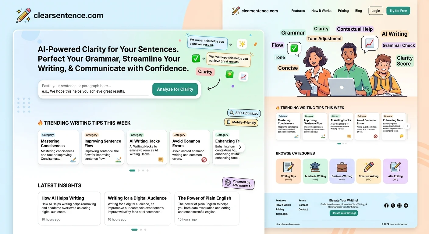 Trendy homepage layout for Wordiaz.com featuring a vibrant green and yellow banner with young people holding smartphones. Floating chat bubbles display internet acronyms like GOAT, IRL, No Cap, and POV above a search bar and sections titled "Trending Slang & Chat Terms This Week" and "Browse Categories".