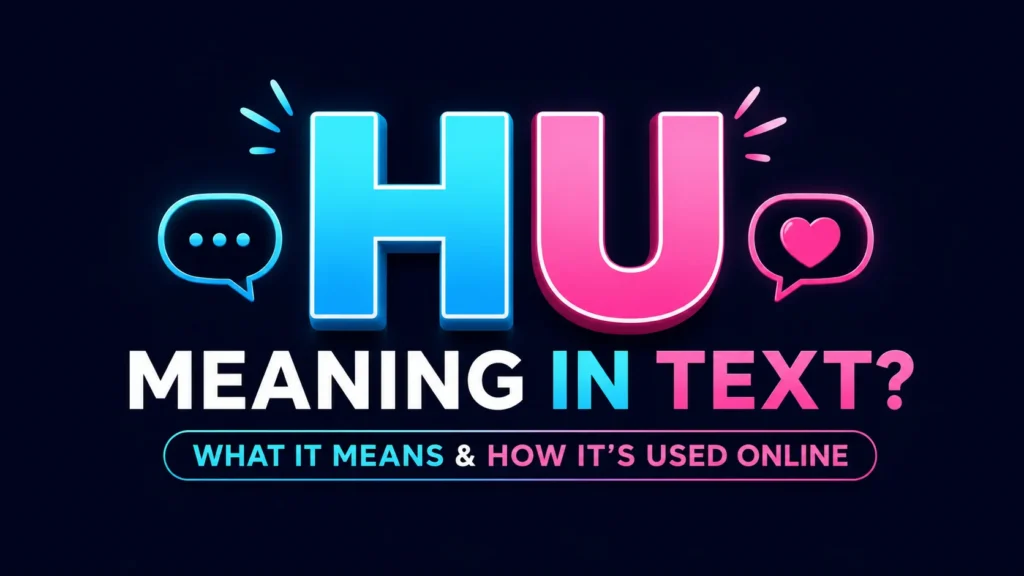 the HU Meaning in Text and Digital Chats
