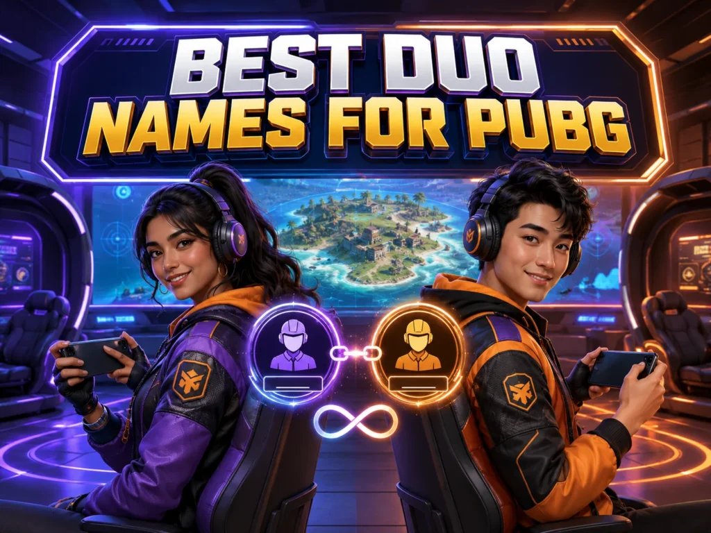 100+ Best Duo Names for PUBG: Matching Pairs