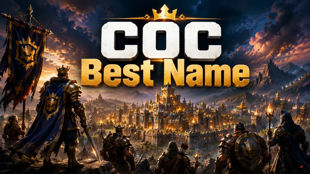 COC Best Name: 150+ Rare, Cool & Powerful Ideas