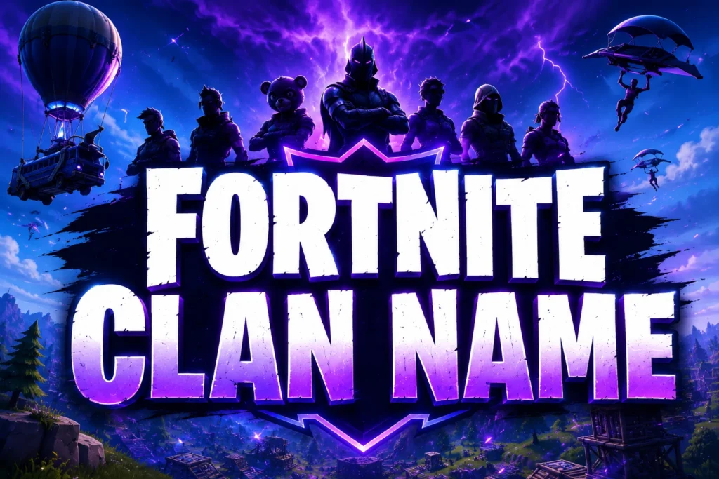 200+ Fortnite Clan Names: Cool, Unique & Sweaty Ideas