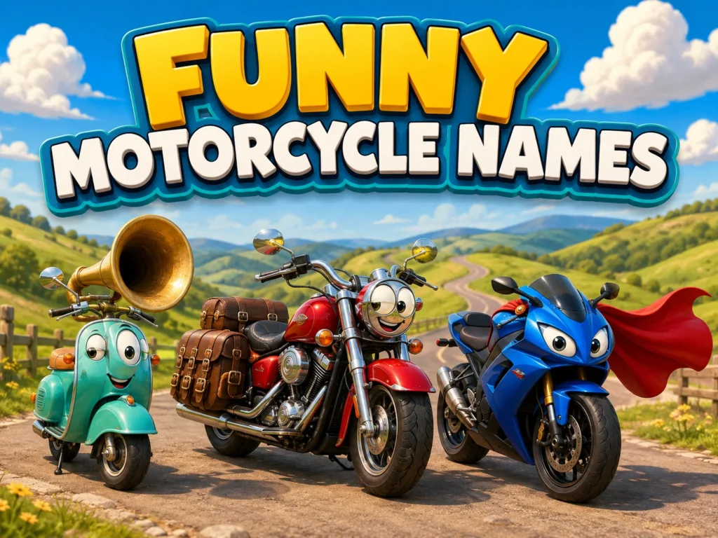 80 Funny Motorcycle Names for Every Type of Bike