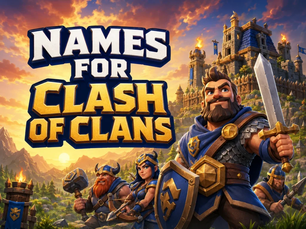 60 Best Names for Clash of Clans: Cool & Unique
