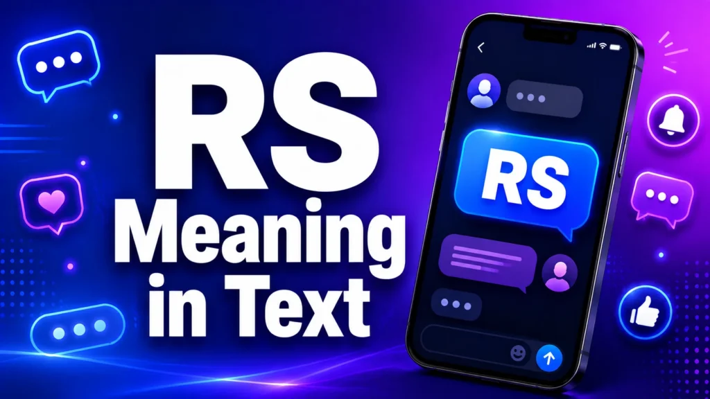 RS Meaning in Text: What Does RS Mean in Chat?