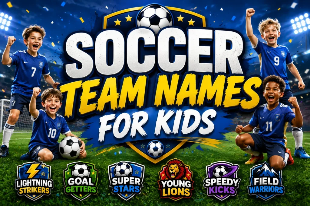 200+ Soccer Team Names for Kids: Fun & Creative Ideas