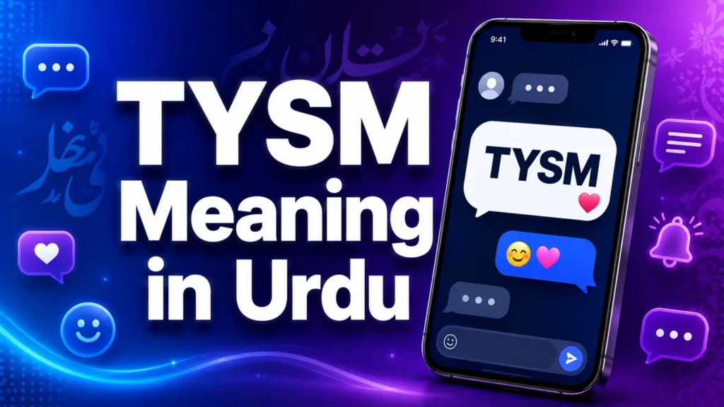 TYSM Meaning in Urdu: What Does TYSM Mean in Text?