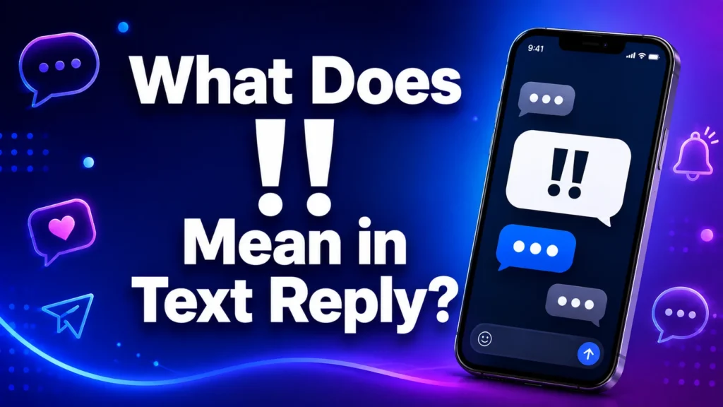 What Does !! Mean in Text Reply? Meaning, Examples & Usage
